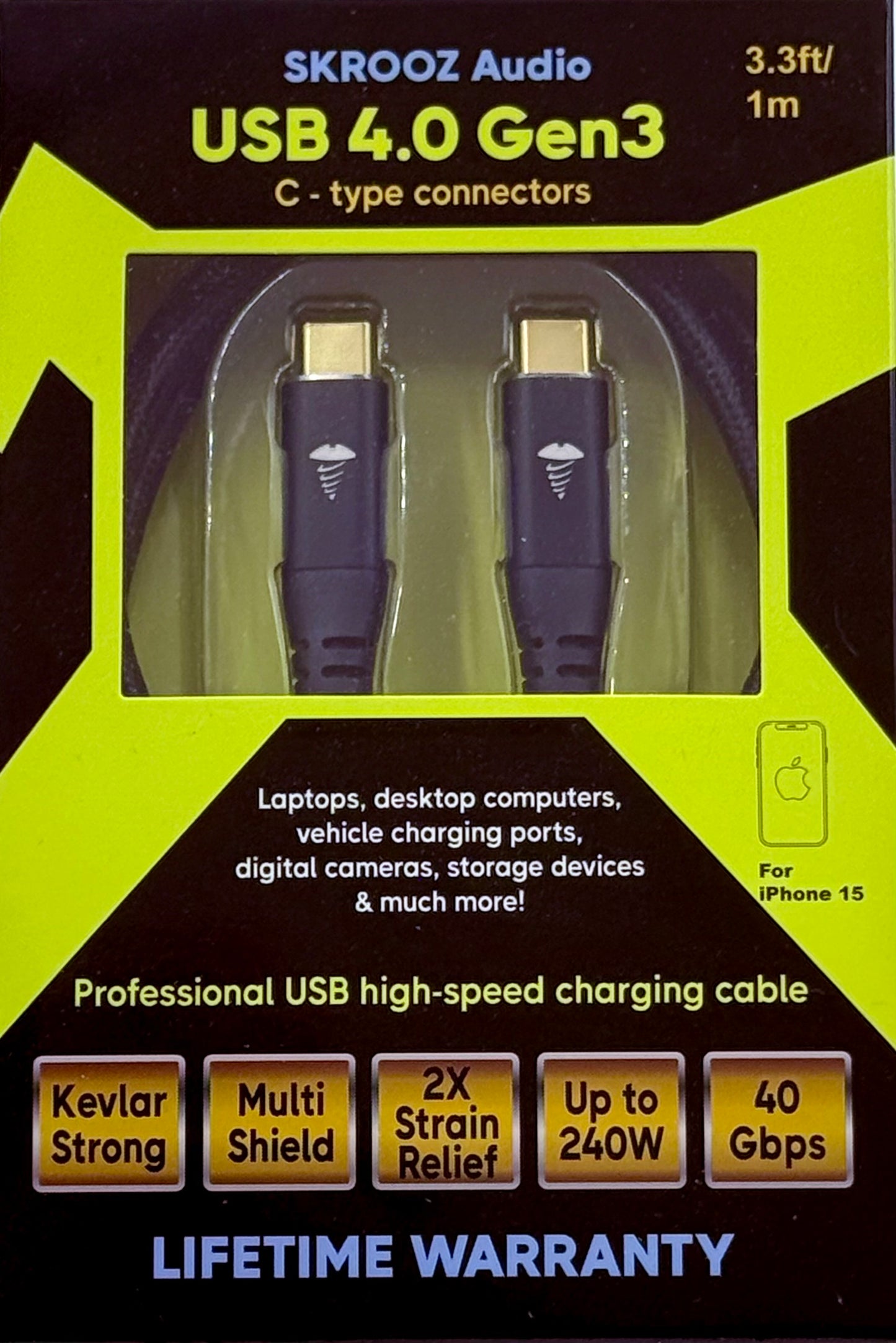 USB-C - 4.0 Gen3  [3.3ft/1m]