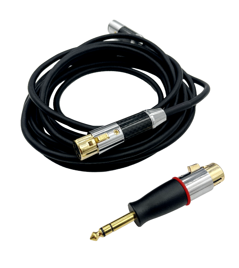 Microphone Cable + 1/4" Adapter [15ft/4.5m]